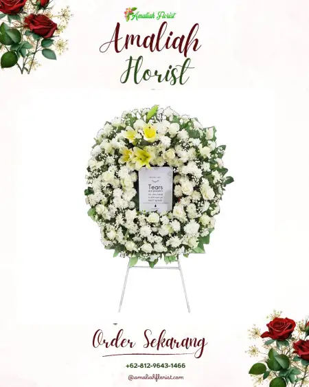 Krans Bunga Duka Suka Indah